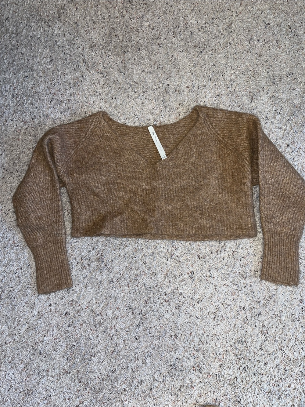 Babaton cropped sweater. Alpaca wool